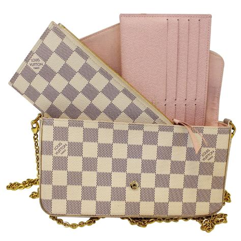 louis vuitton pochette felicie damier azur|louis vuitton damier azur galliera.